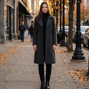 Zara Grey Coat size 4